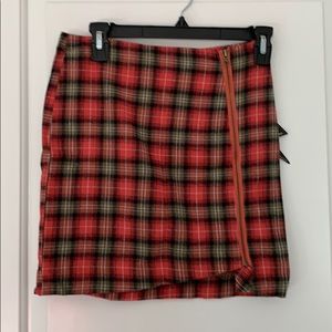 Plaid Mini Skirt
